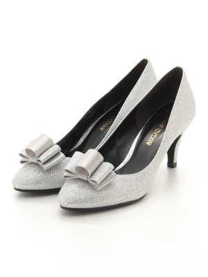 取り外しリン付グリッターパンプス