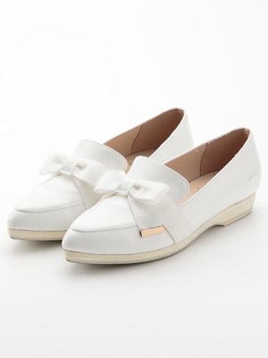 リボンフラットシューズ