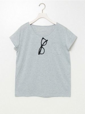 メガネししゅうTee