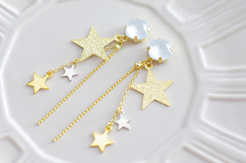 shooting star earring/pierce