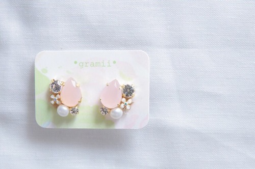 drop flower earring(P＋P)