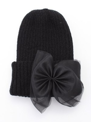 Chandish (シャンディッシュ)  【control freak】オーガンジーリブリボンニット帽