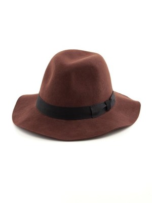 JUSGLITTY (ジャスグリッティー)  ウールつば広中折れハット