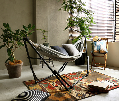 ハンモック Sifflus 2WAY自立式ポータブルハンモック&チェアー