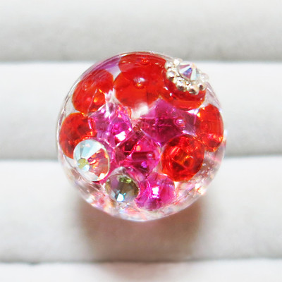 キラキラ指輪(赤)