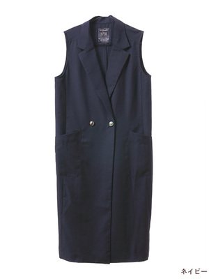 ツイルテーラードベスト