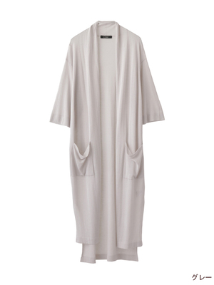 7分袖ロングカーディガン