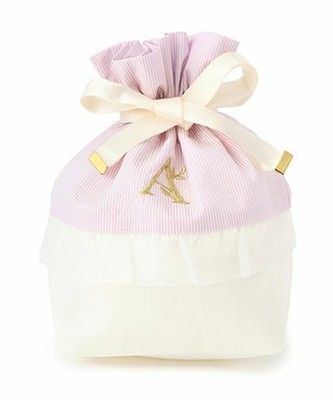 Afternoon Tea イニシャル巾着ポーチ