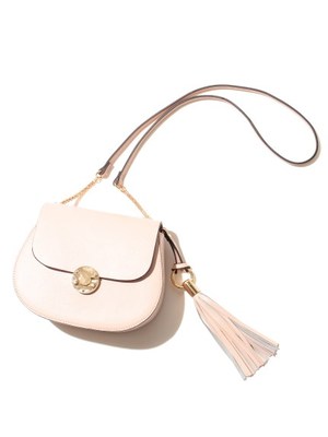 【snidel】レザーラウンドショルダーバッグ