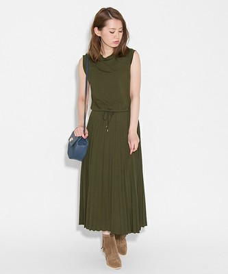 SENSE OF PLACE by URBAN RESEARCH TFO カットプリーツマキシワンピース