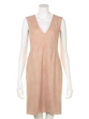 スウェードワンピース