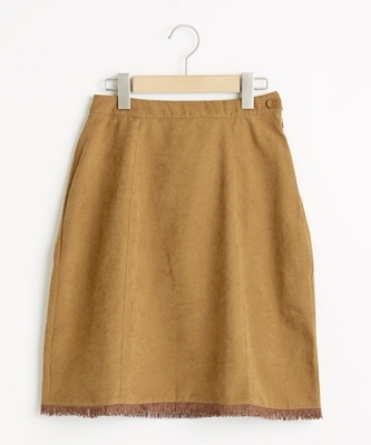 裾フリンジスカート