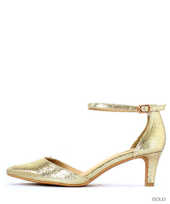 サイドオープンストラップパンプス