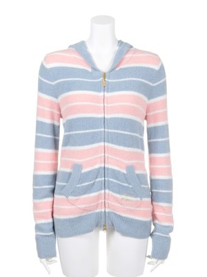 moco moco’スムーズィー’3ボーダーパーカ