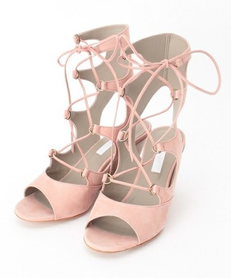 レースアップサンダル