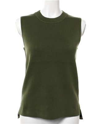 AZUL by moussy 12G天竺接結クルーNノースリPO