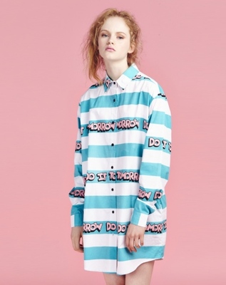 LAZY OAF TOMORROW STRIPE SHIRT