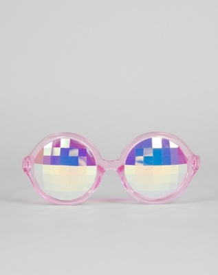 H0LES PIXEL PINK SUNGLASSES