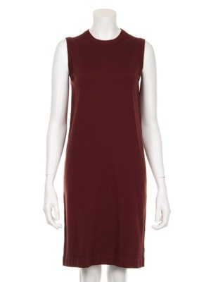 ノースリーブニットワンピース