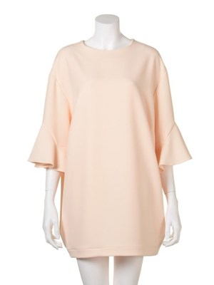 オーバーフリルスリーブワンピース