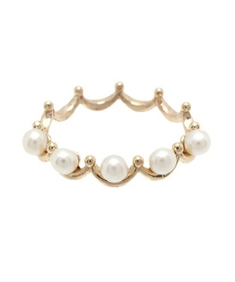 スカラップ パールリング／ツモリチサトジュエリー