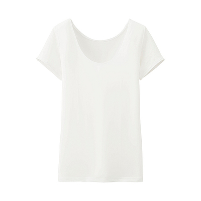 WOMEN エアリズムUネックT(半袖)