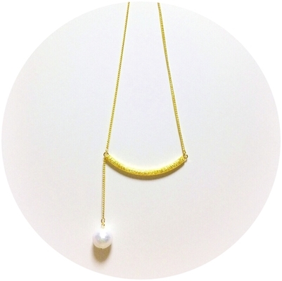 真珠のなみだネックレス