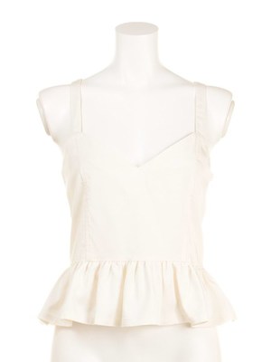 ペプラムキャミソール