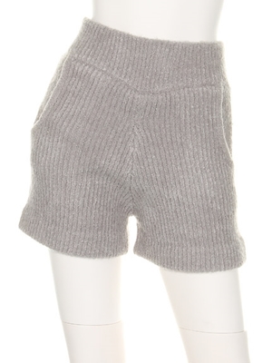 ニットショートパンツ