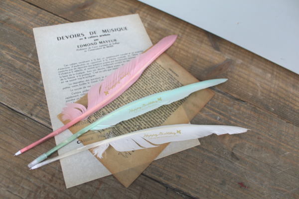 メッセージフェザーペンBIRTHDAY