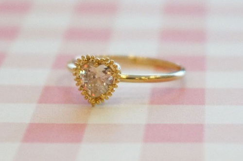 heart ring（ゴールド）