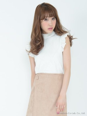 アーガイルニットプルオーバー