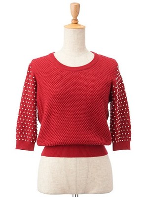 パールニットトップス