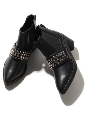 FRAY I.D (フレイアイディー)  スタッズサイドゴアブーティ