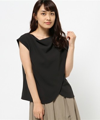 〈IENA〉ノースリーブラッププルオーバー