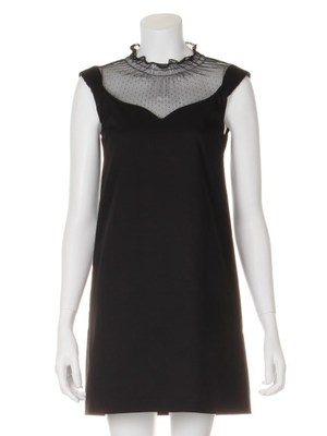 ドットチュールAラインワンピース