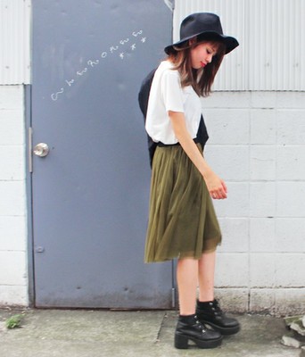 ANAP CHILLE チュールフレアスカート