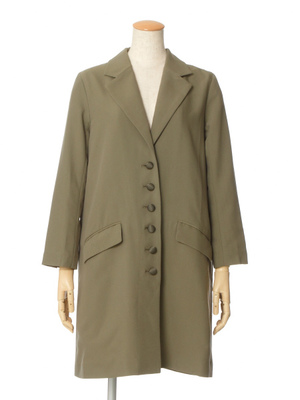 くるみ釦チェスターコート/an another angelus