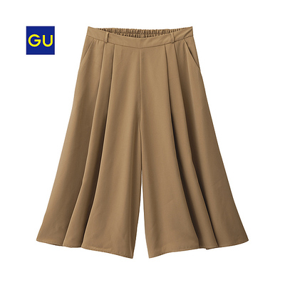 GU（ジーユー）イージードレープガウチョパンツＢ