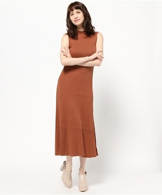 snidel（スナイデル） リブニットロングワンピース