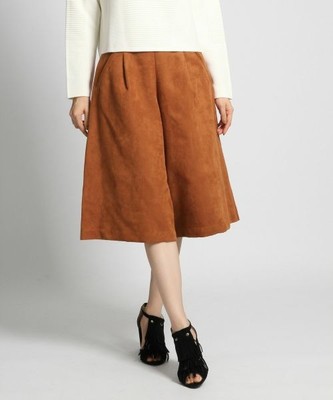 apart by lowrys（アパートバイローリーズ） フェイクスウェードガウチョパンツ