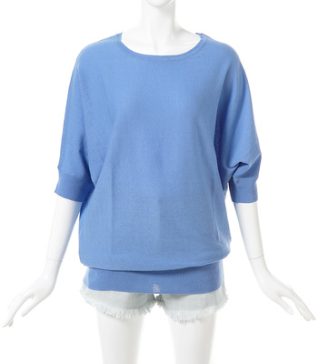 Avan Lily Basic R／N 5分袖ニットP／O