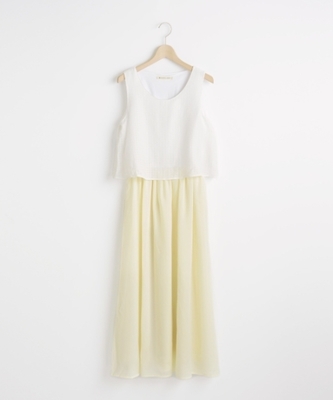 ノースリマキシワンピ