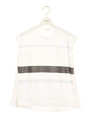 【emmi atelier】プリントノースリプルオーバー