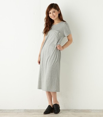 ルーズポケットマキシワンピース