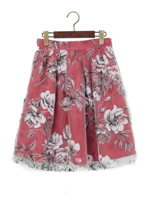 花柄オーガンジー/SK