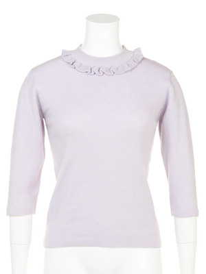 H/Gフリルハイネックニット