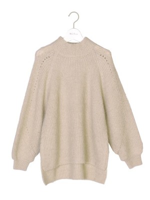  Aライン畔ハイネックプルオーバー