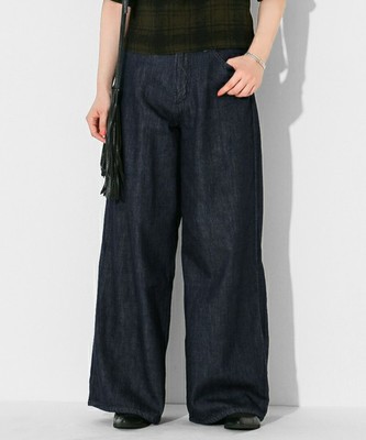 Wrangler コラボ デニムワイドパンツ