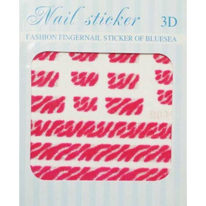 ネイルシール　ファー仕様ネイル